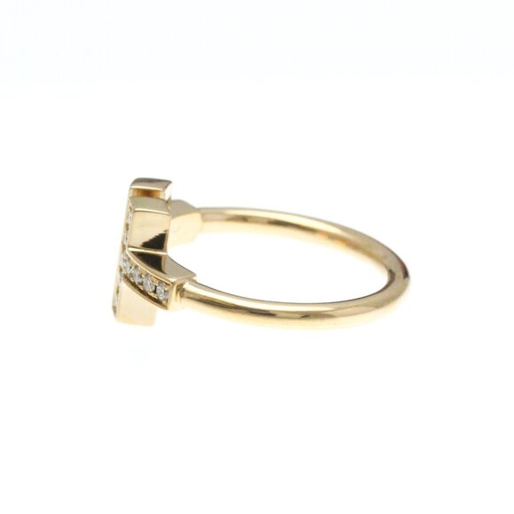 TIFFANY Authentic 18k Gold Diamond Ring - Picture 3 of 10